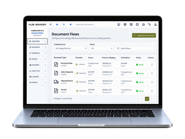 Configure Your EDI Document Flows