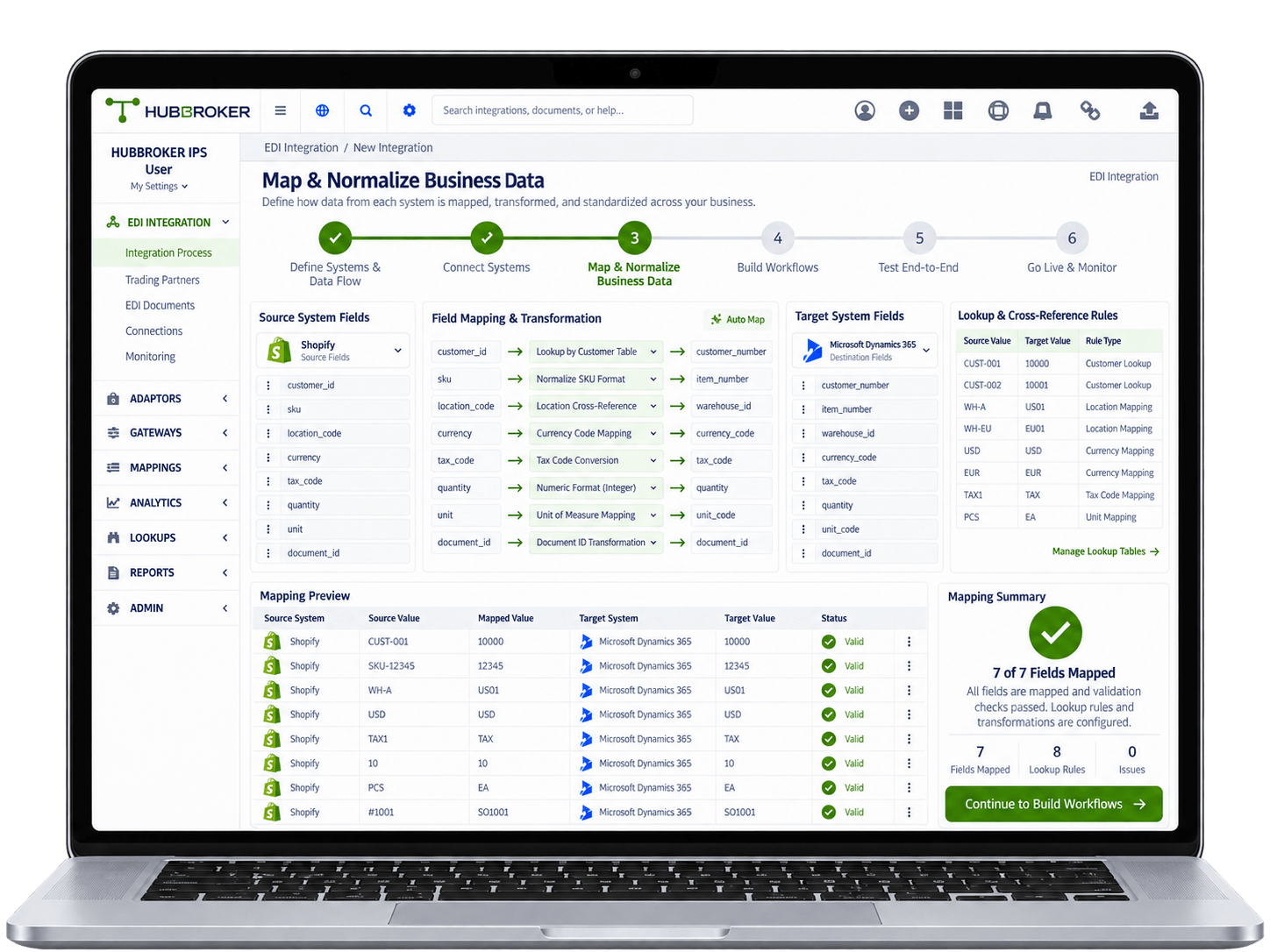 Map & Normalize Business Data