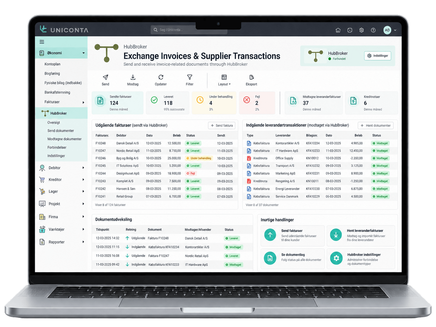 Exchange Invoices & Supplier Transactions