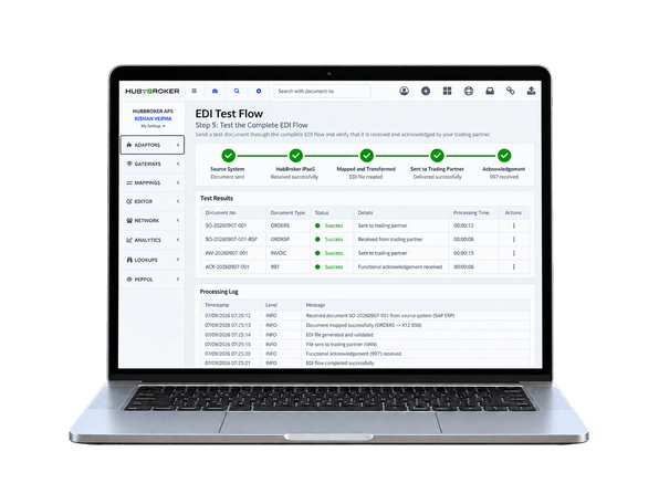Test the Complete EDI Flow