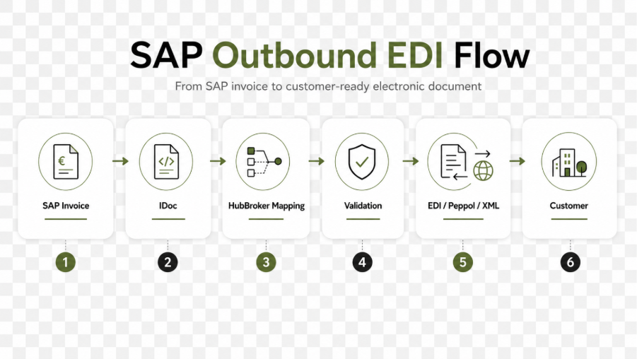 SAP Outbound EDI flow