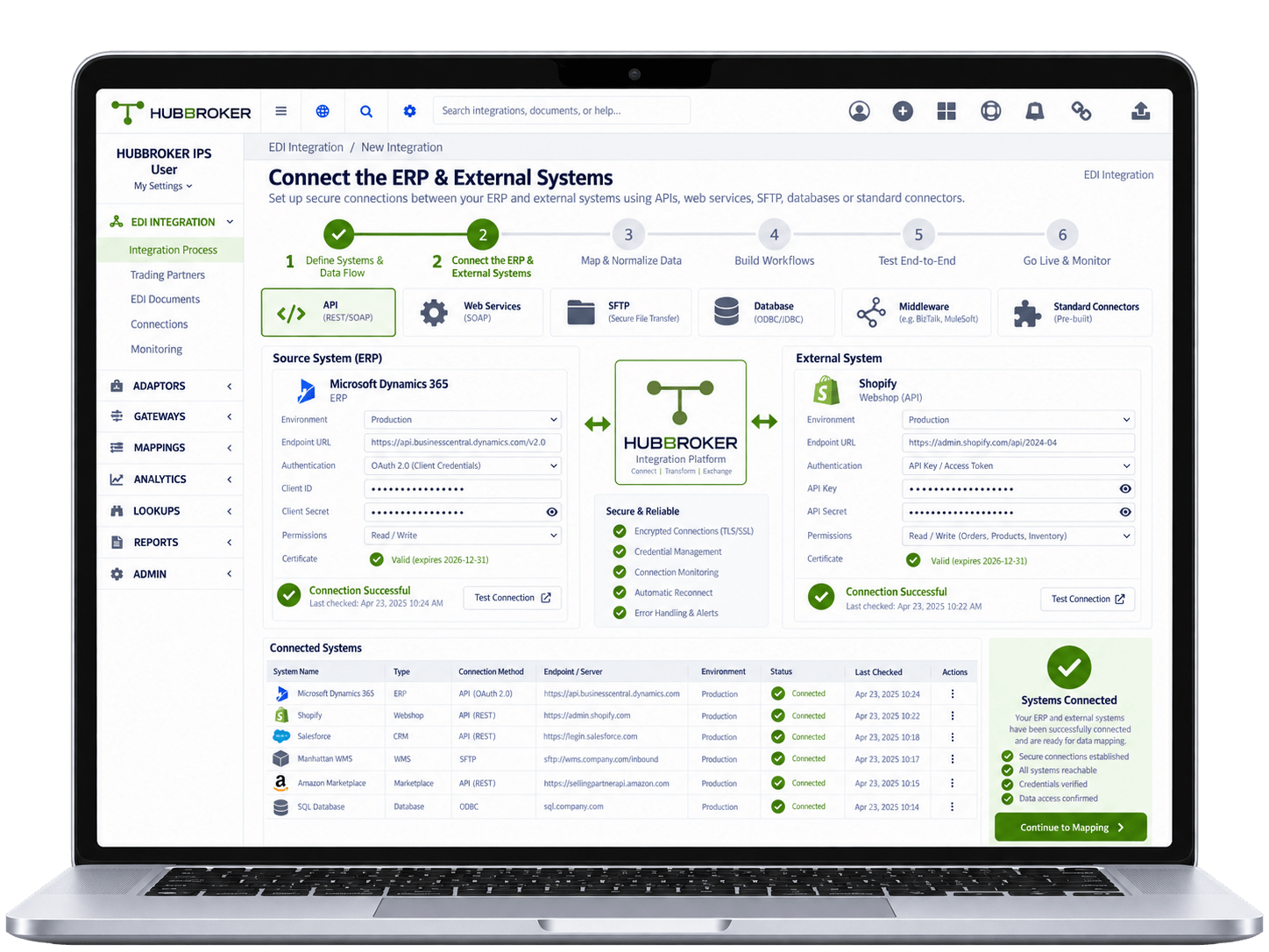 Connect the ERP & External Systems