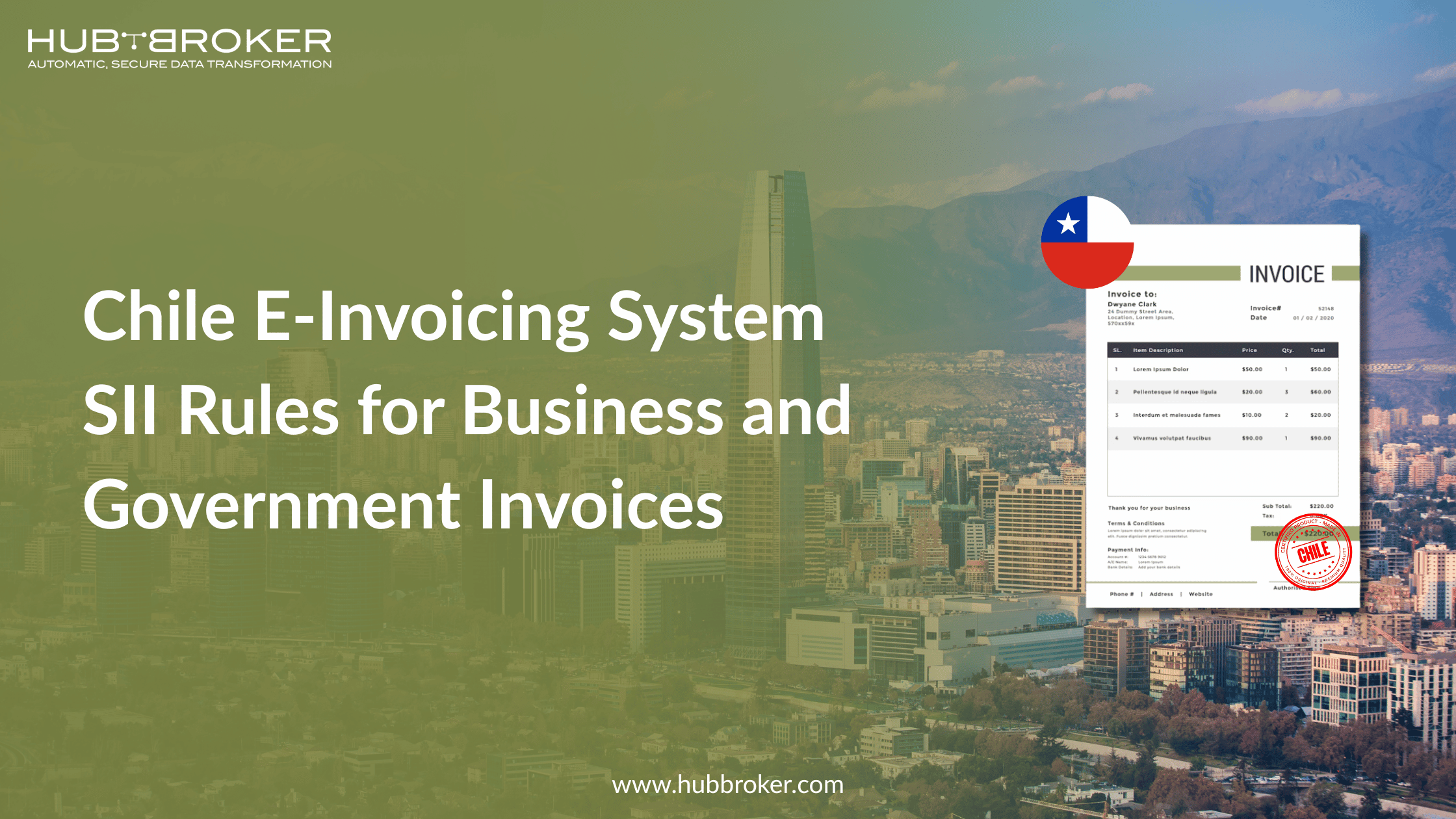 chile einvoicing system sii compliance
