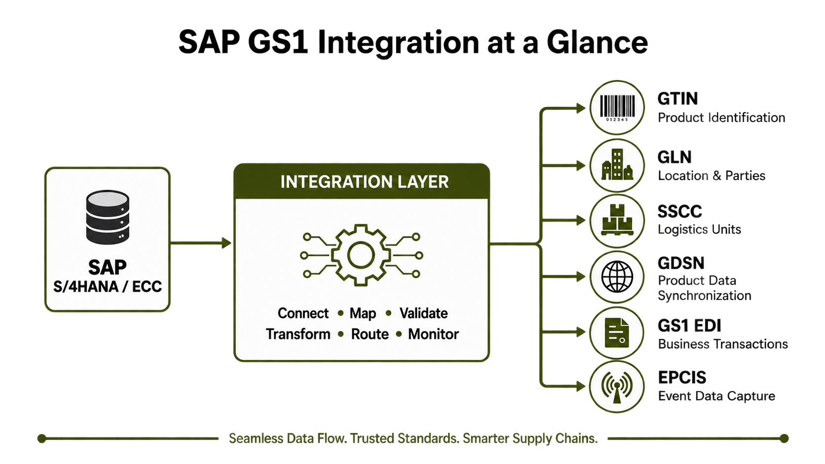 SAP GS1 Integration at a Glance