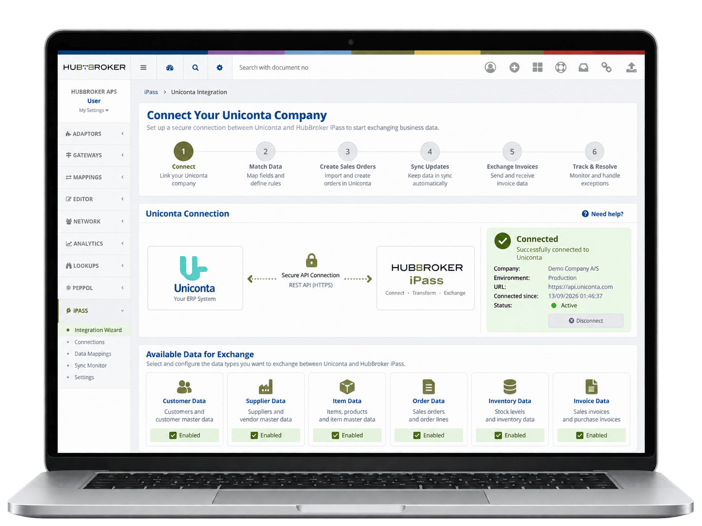Connect Your Uniconta Company
