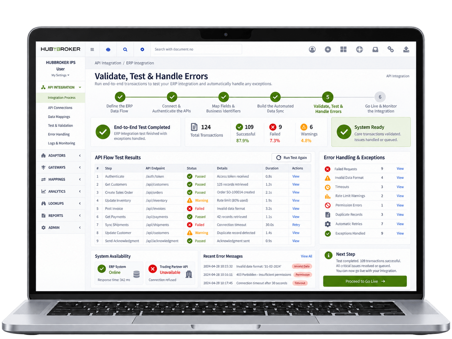 Validate, Test & Handle Errors